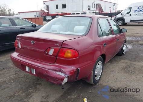 2000 Toyota Corolla Ve from USA, damaged, VIN 2T1BR12E9YC379059
